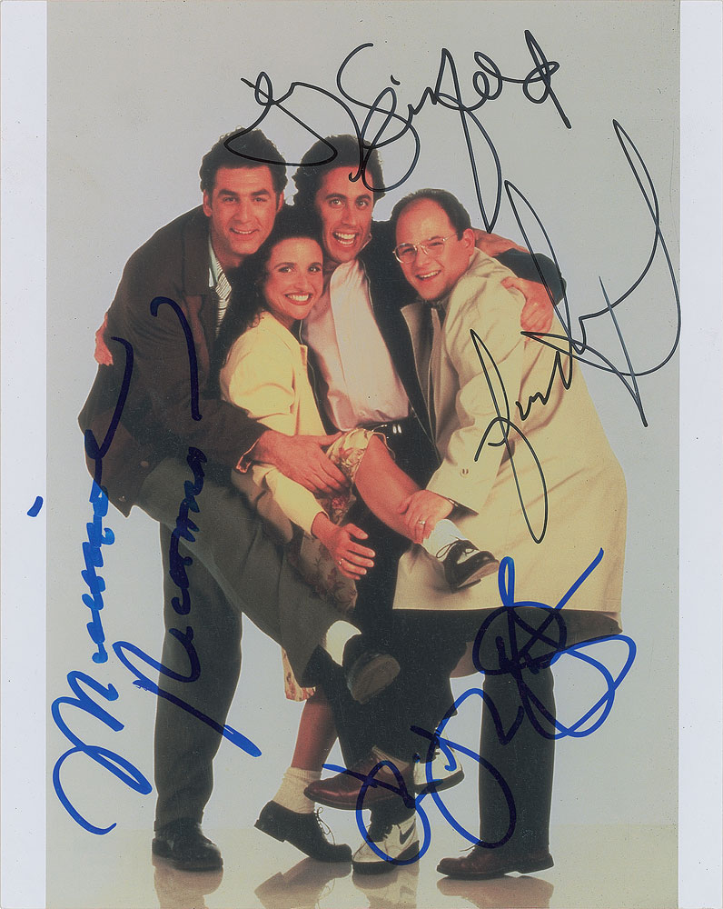 Lot #8211 Seinfeld Signed Photograph