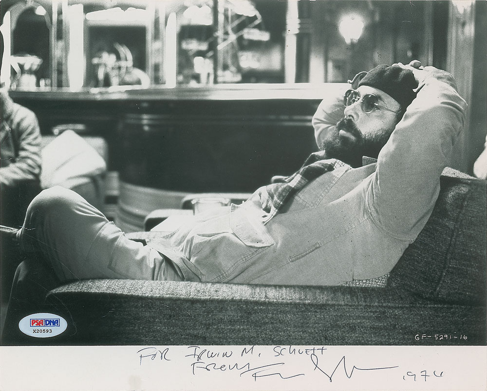 Lot #8192 Francis Ford Coppola Signed Photograph