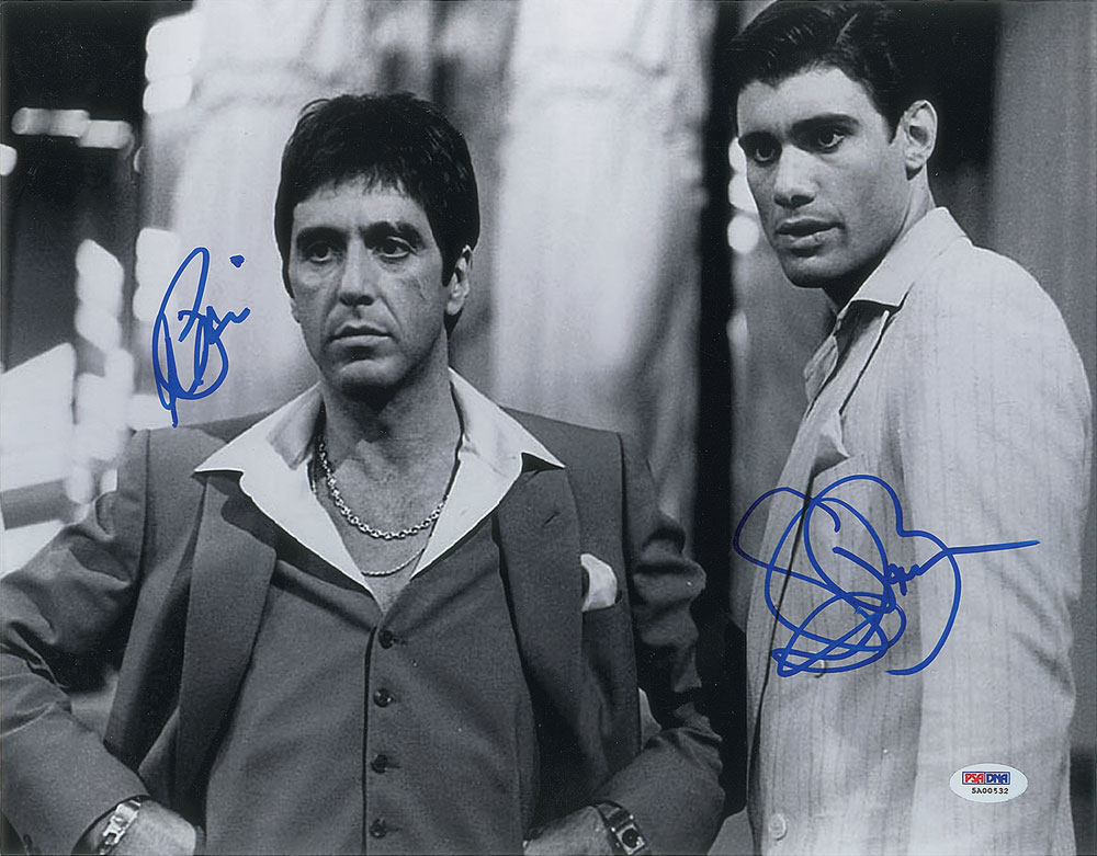 Lot #8210 Scarface: Pacino and Bauer Signed