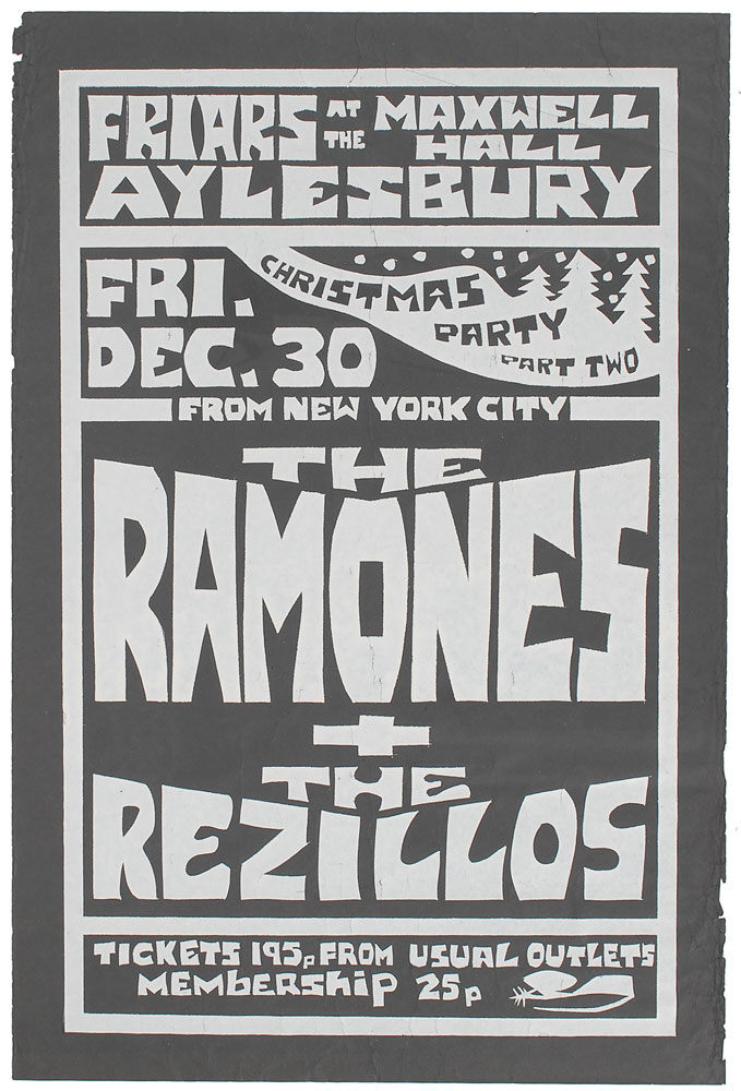 Lot #7463  Ramones 1977 Buckinghamshire England