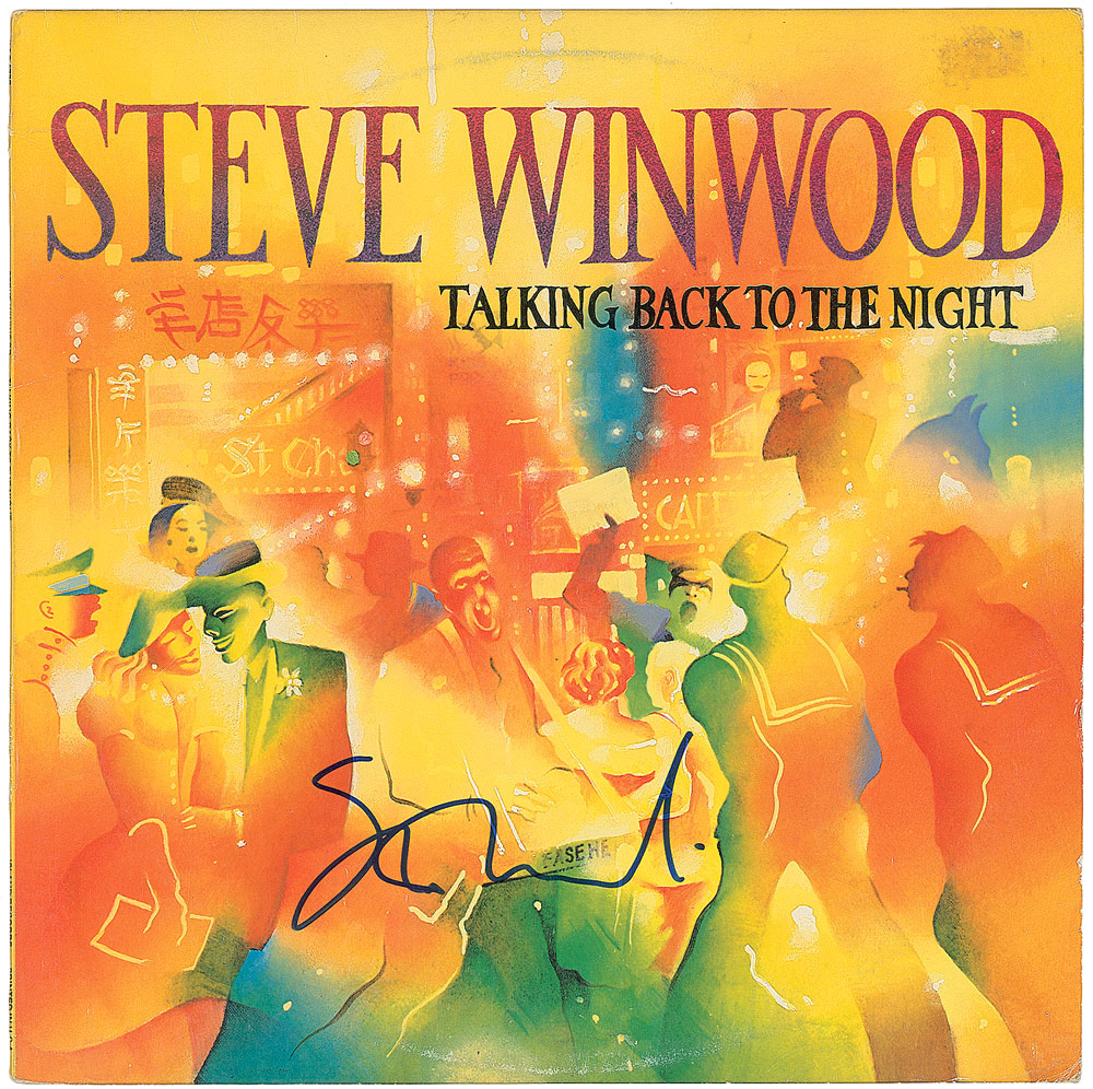 Lot #7343 Steve Winwood Set of Four Signed Albums