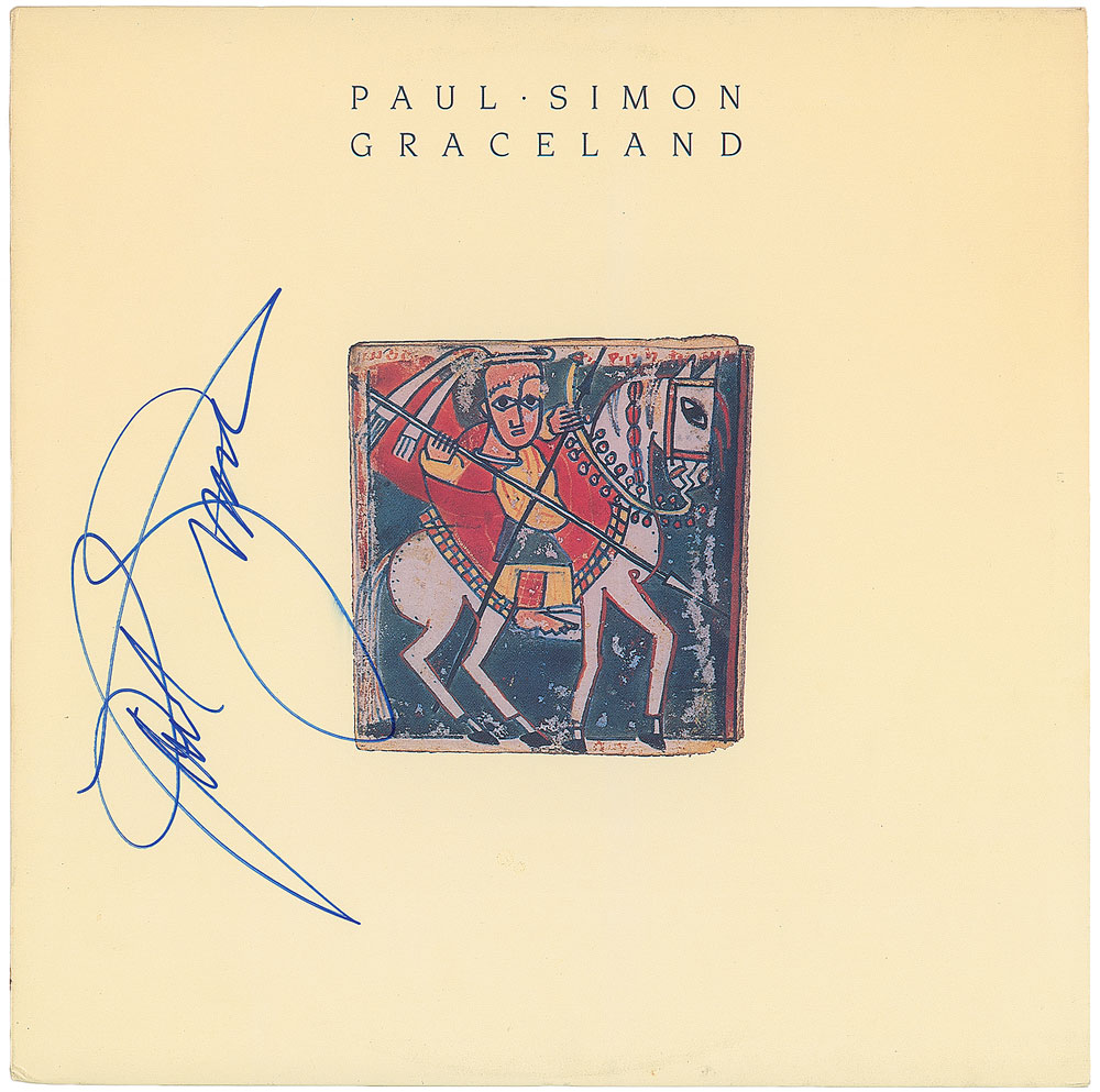 Lot #7401 Paul Simon Signed Album