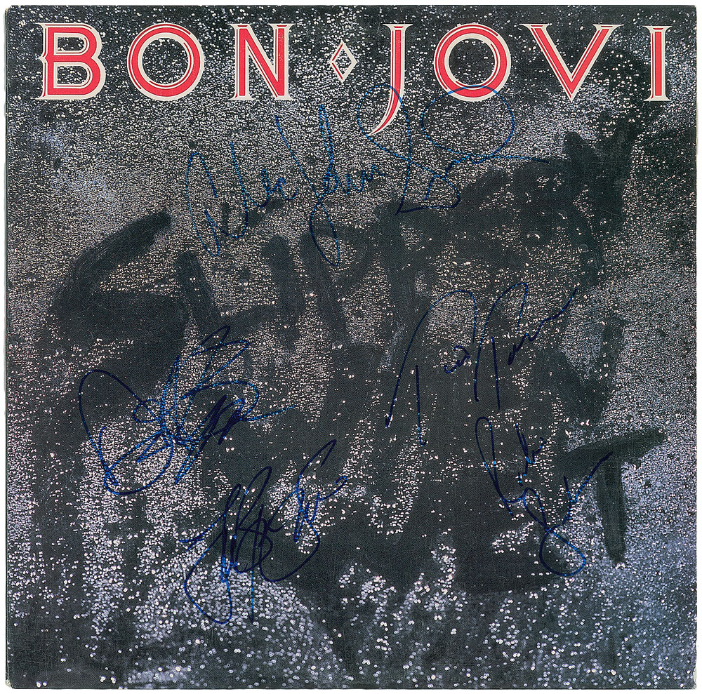 Lot #7516 Bon Jovi Signed Album