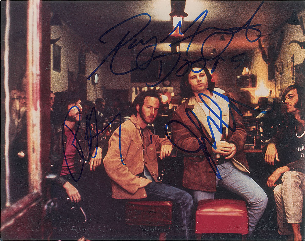 Lot #7164 The Doors Signed Photograph