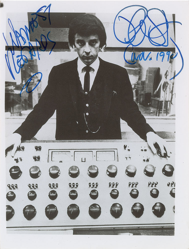 Lot #7326 Phil Spector Signed Photograph