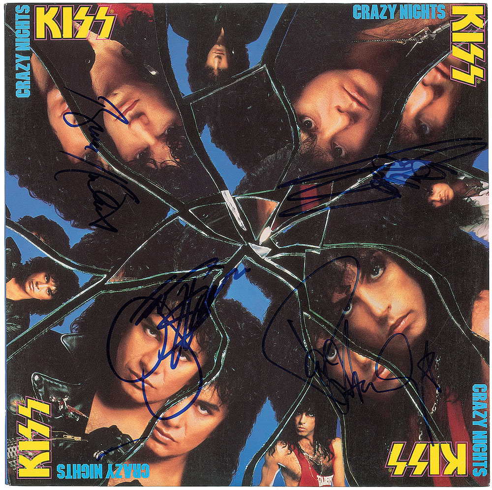 Lot #7379 KISS Signed Album