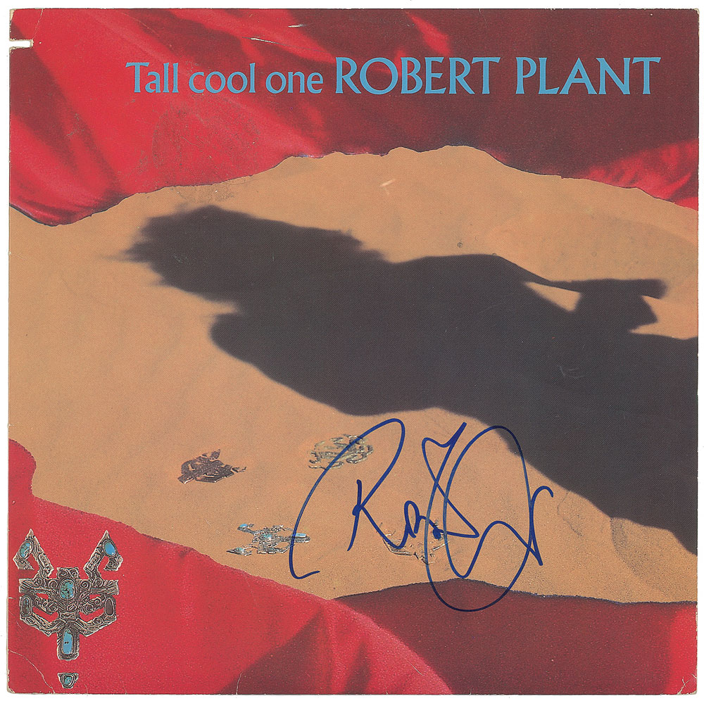 Lot #7188 Robert Plant Signed Album