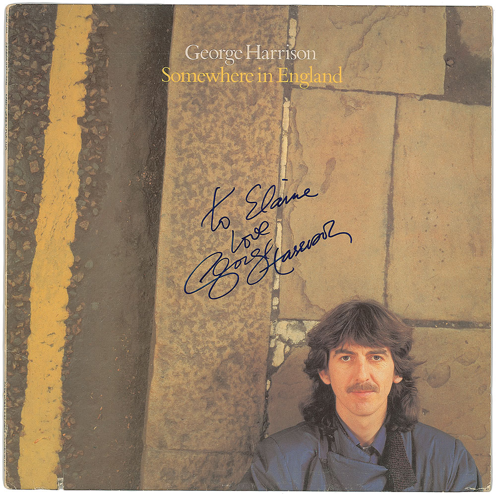 Lot #7033 George Harrison Signed Album