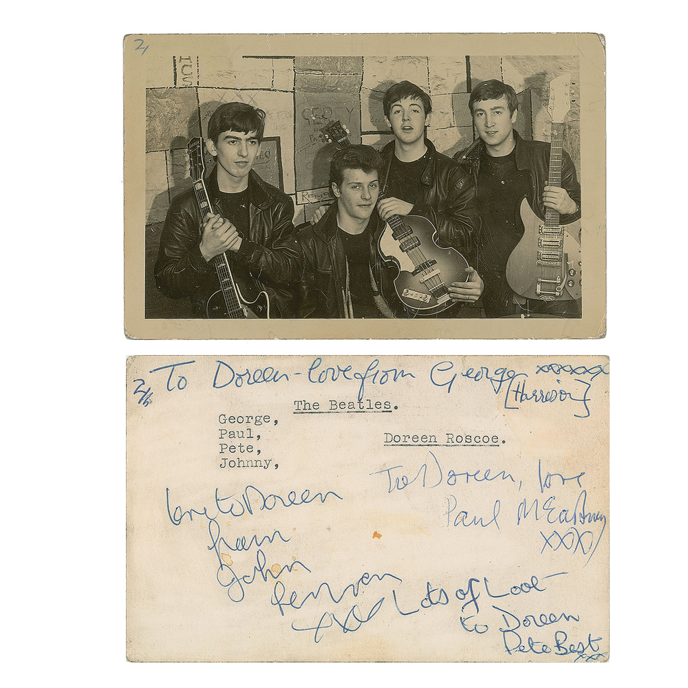 Lot #7007 Beatles Signed Photograph