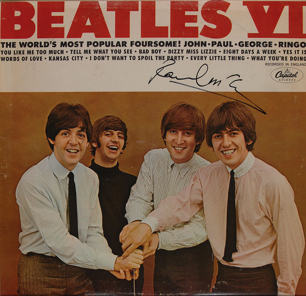 Lot #7035 Paul McCartney Signed Album
