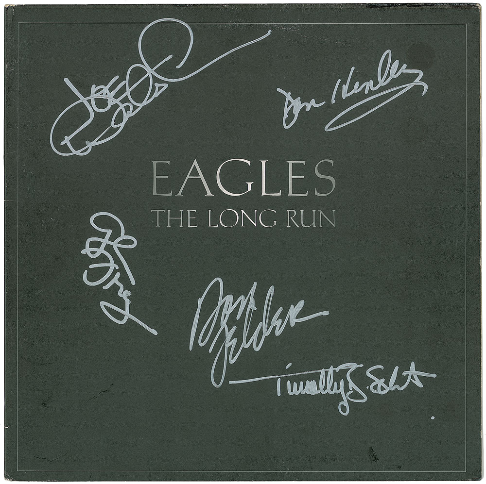 Lot #7367 Eagles Signed Album