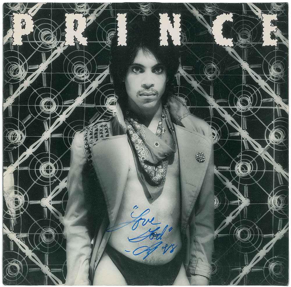 Lot #7540 Prince Signed Album