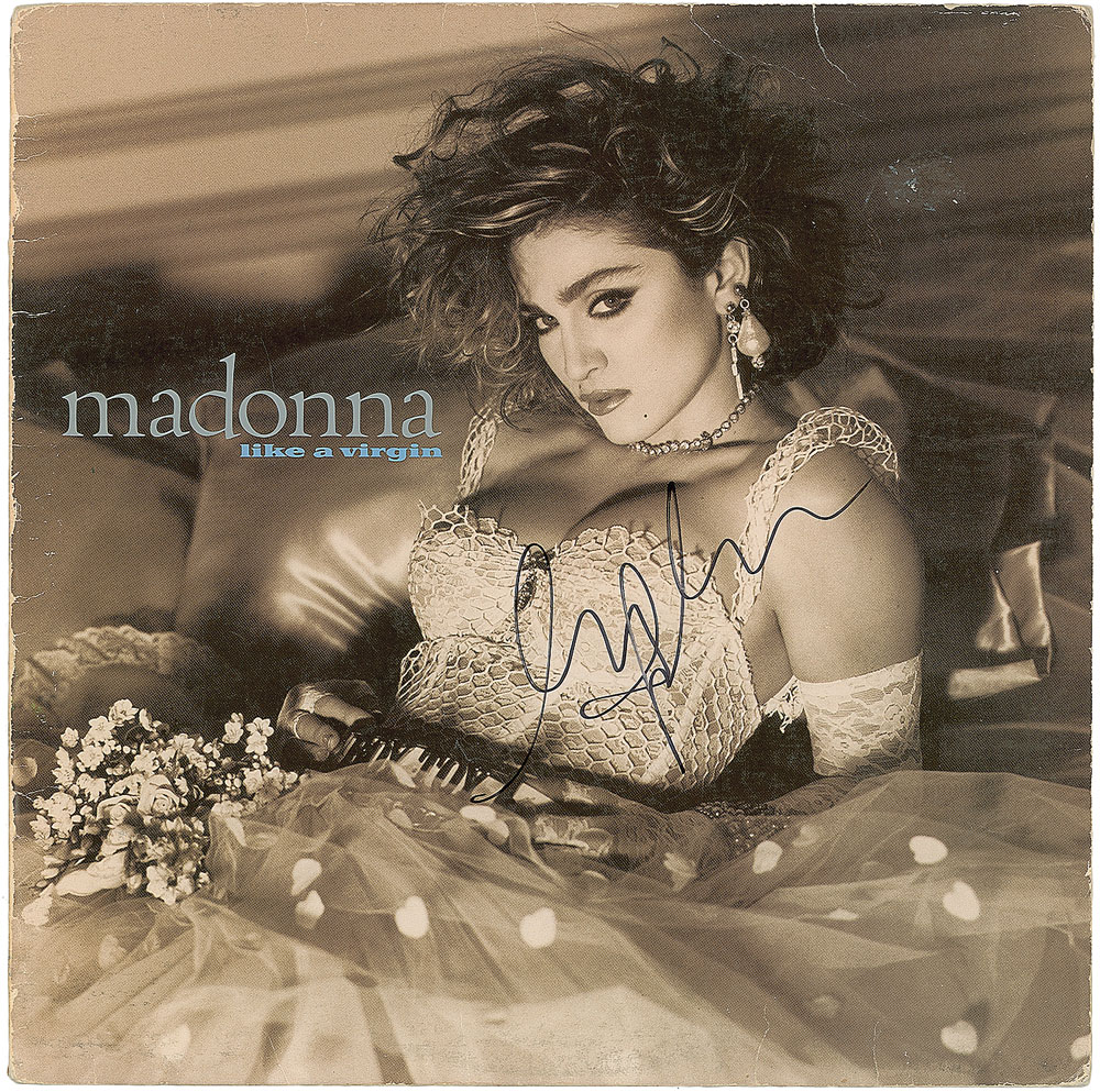 Lot #7228 Madonna Signed Album