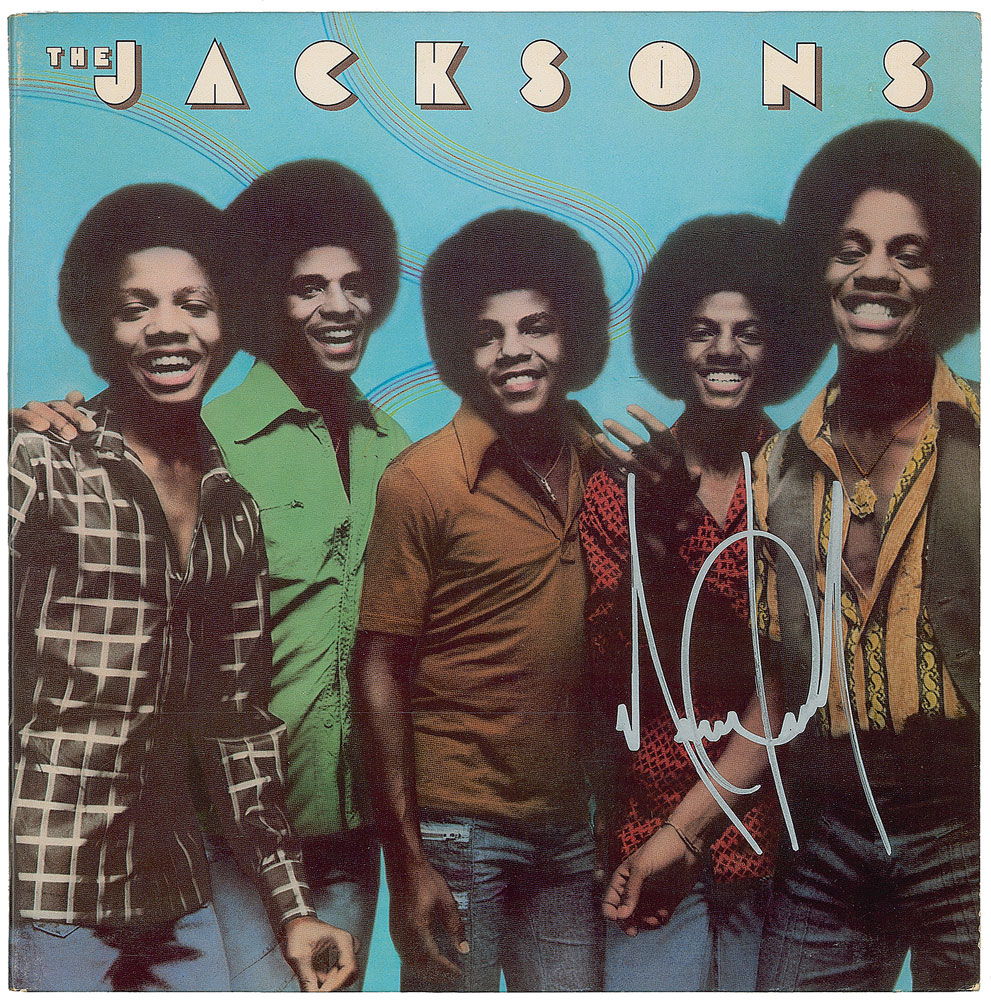 Lot #7224 Michael Jackson Signed Album