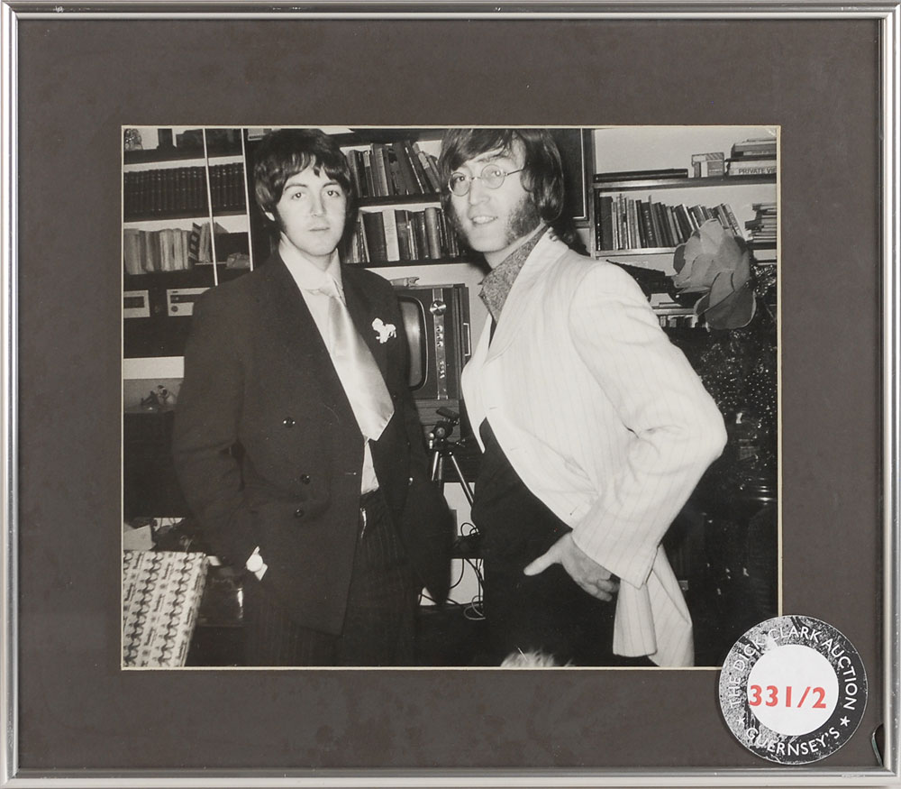 Lot #7099 John Lennon and Paul McCartney Photograph