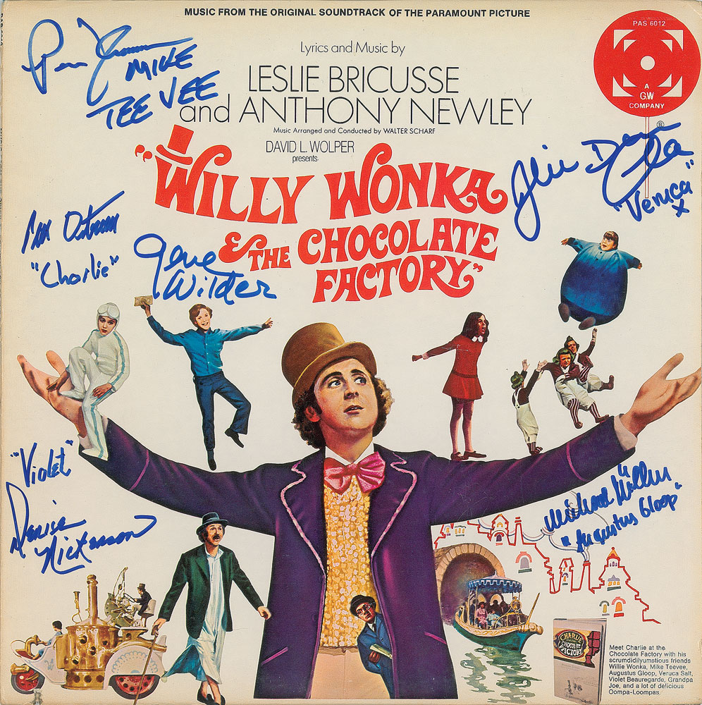 Lot #850 Willy Wonka and the Chocolate Factory