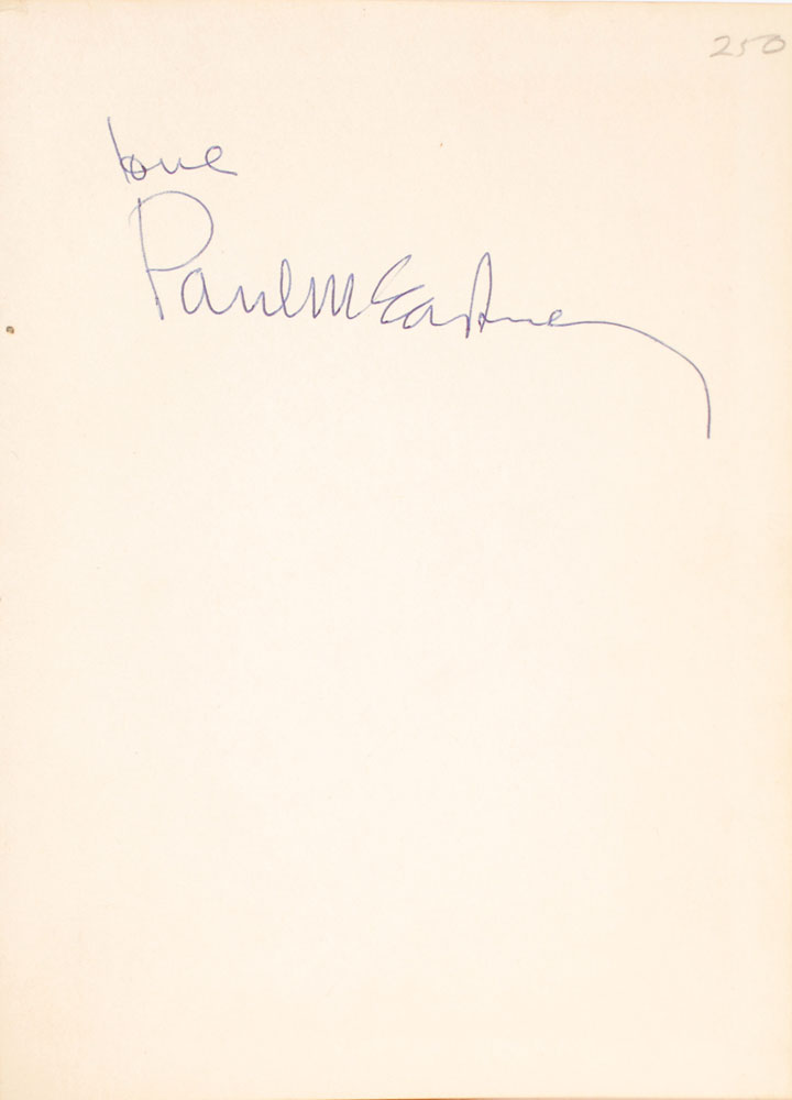 Lot #7040 Paul McCartney Signed Book and