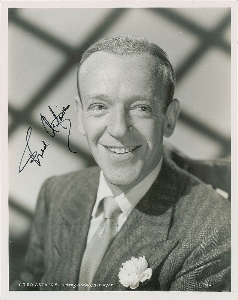 Lot #8095 Fred Astaire Signed Photograph