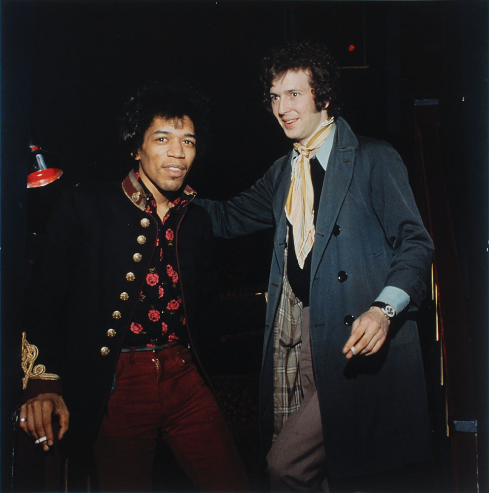 Lot #7142 Jimi Hendrix and Eric Clapton Oversized