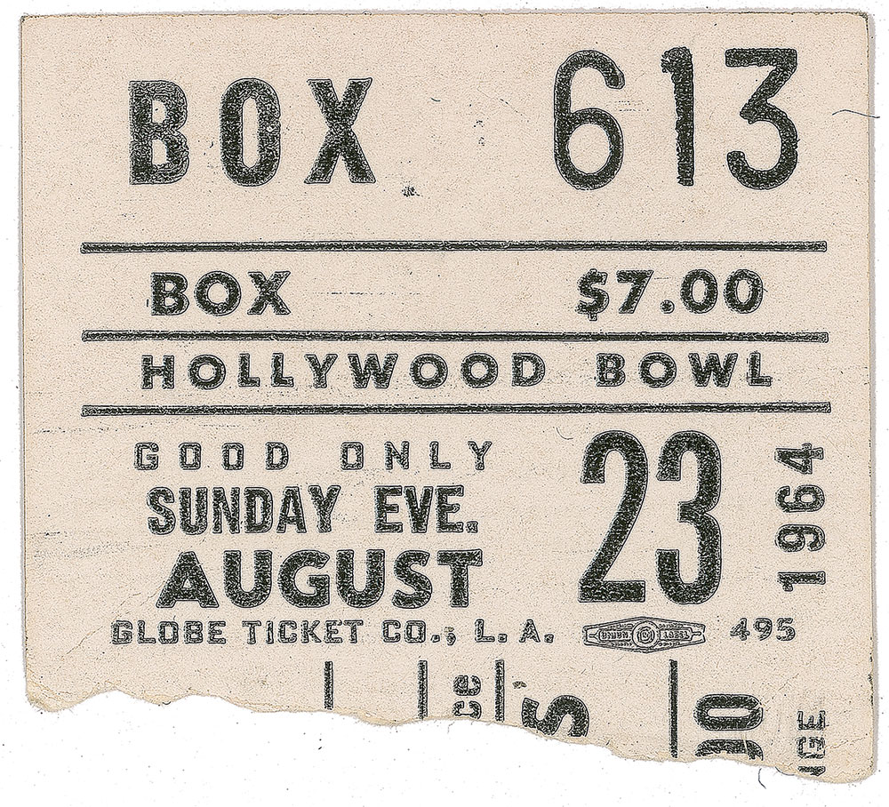 Lot #7065 Beatles 1964 Hollywood Bowl and 1966