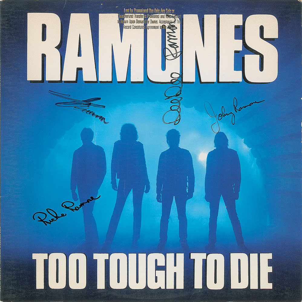 Lot #8381  Ramones Signed Album