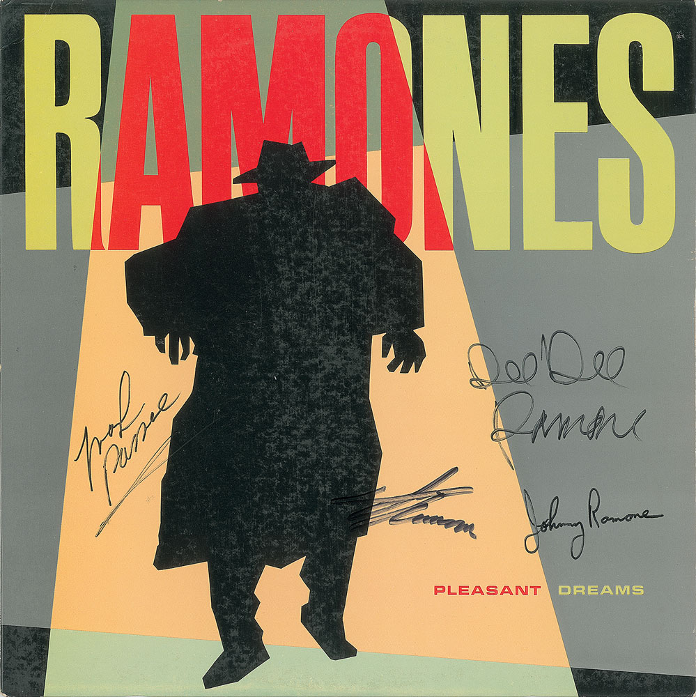 Lot #8384  Ramones Signed Album
