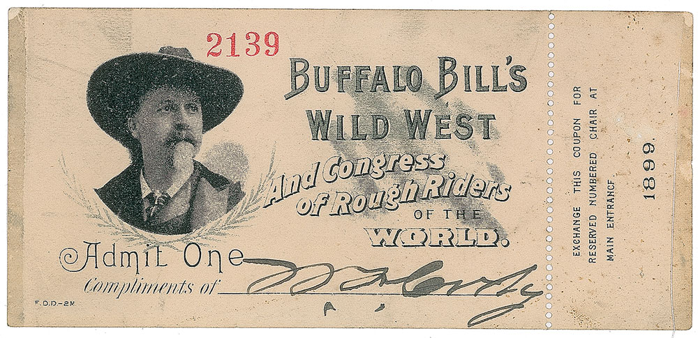 Lot #295 William F. ‘Buffalo Bill’ Cody