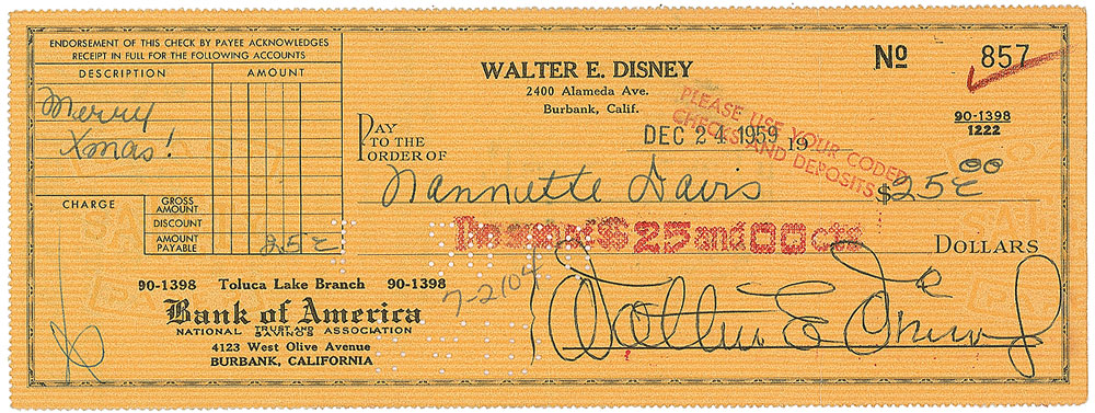 Lot #552 Walt Disney