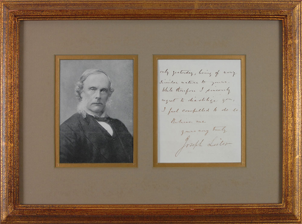 Lot #251 Joseph Lister