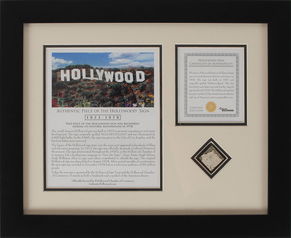 Lot #8182 Hollywood Sign Limited Edition Piece