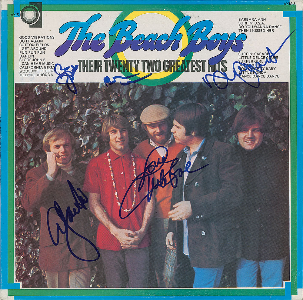 Lot #8312 Beach Boys Signed Album