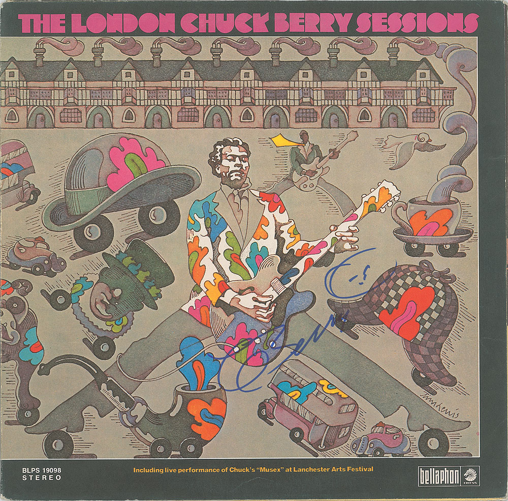 Lot #8302 Chuck Berry Signed Album