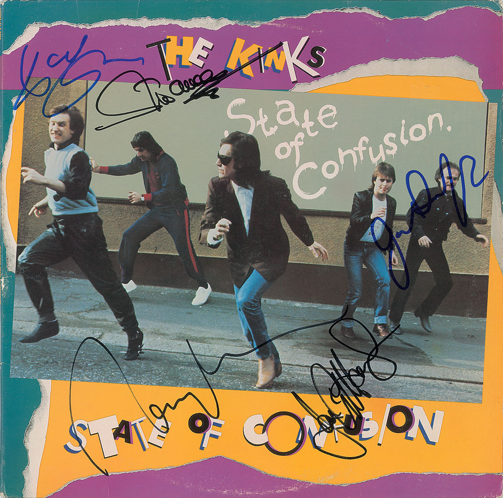 Lot #8334 The Kinks Signed Album