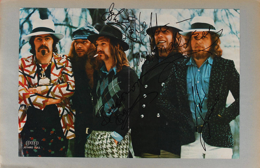 Lot #8371 Jethro Tull and The Sweet Signed