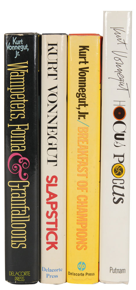 Lot #8506 Kurt Vonnegut Set of Three Signed Books