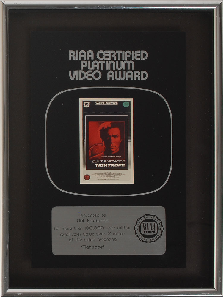 Lot #8181 Clint Eastwood Video Award