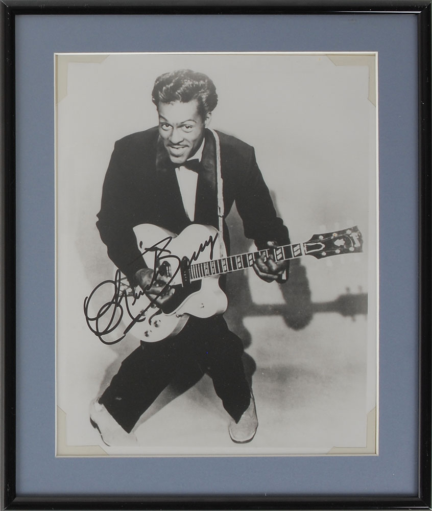 Lot #8303 Chuck Berry Signed Photograph