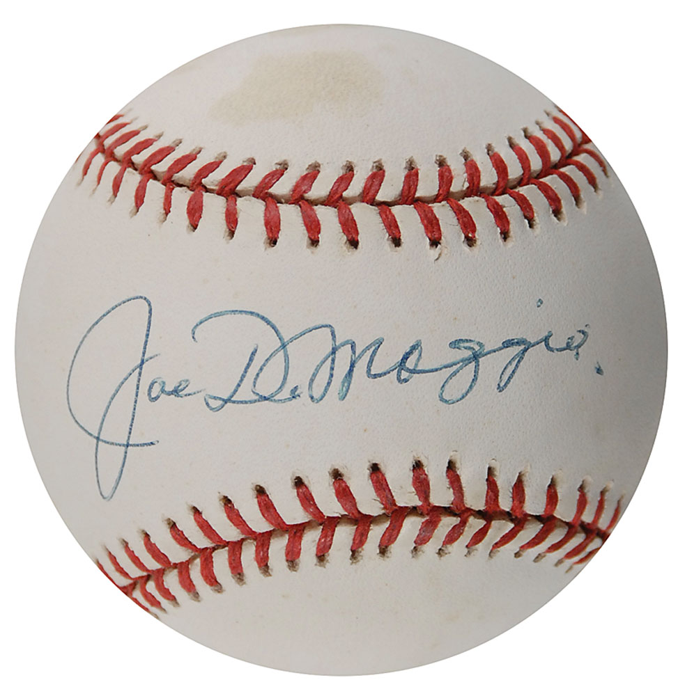 Lot #934 Joe DiMaggio