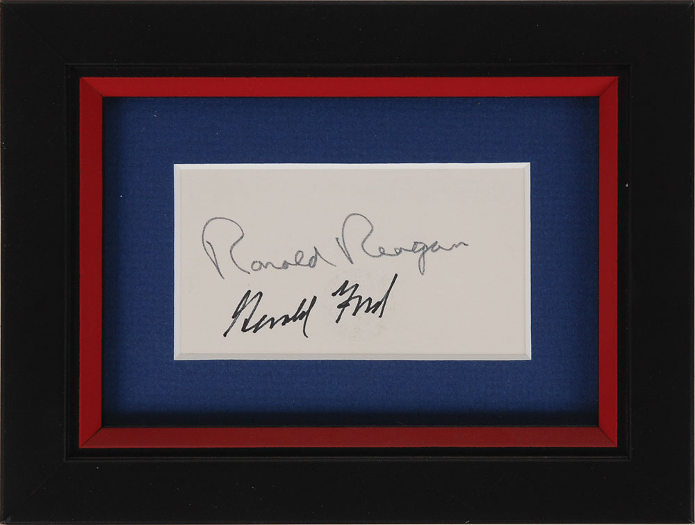 Lot #174 Ronald Reagan and Gerald Ford