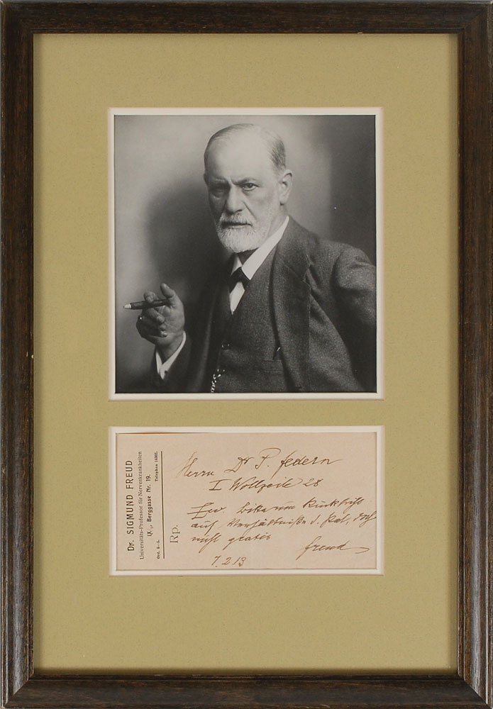 Lot #231 Sigmund Freud