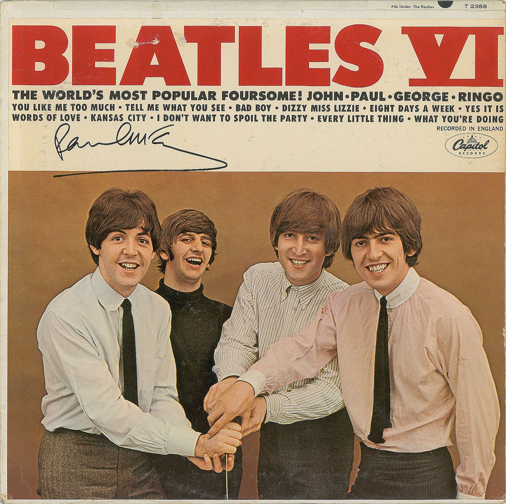 Lot #8254 Beatles: Paul McCartney Signed Album