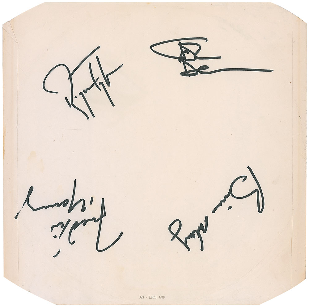 Lot #8380 Queen Signed Test Pressing Sleeve