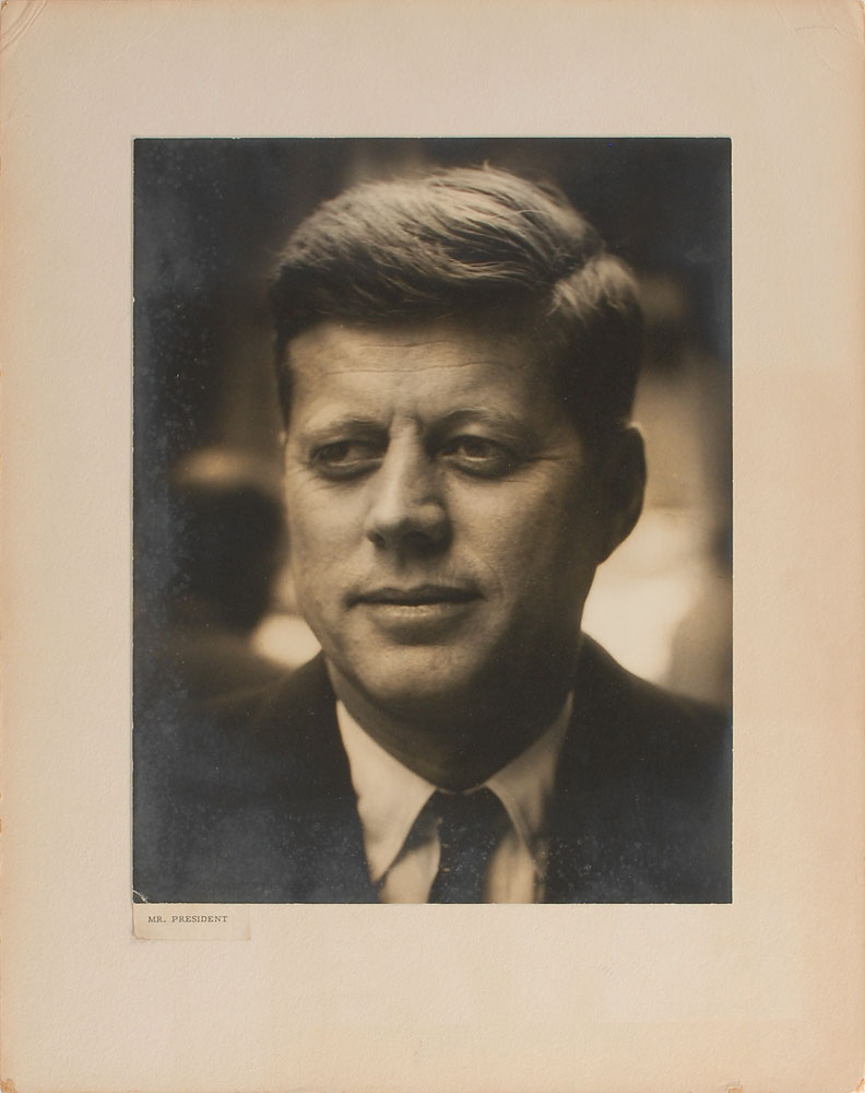 Lot #8039 John F. Kennedy Oversized Photograph