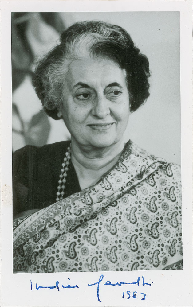 Lot #316 Indira Gandhi