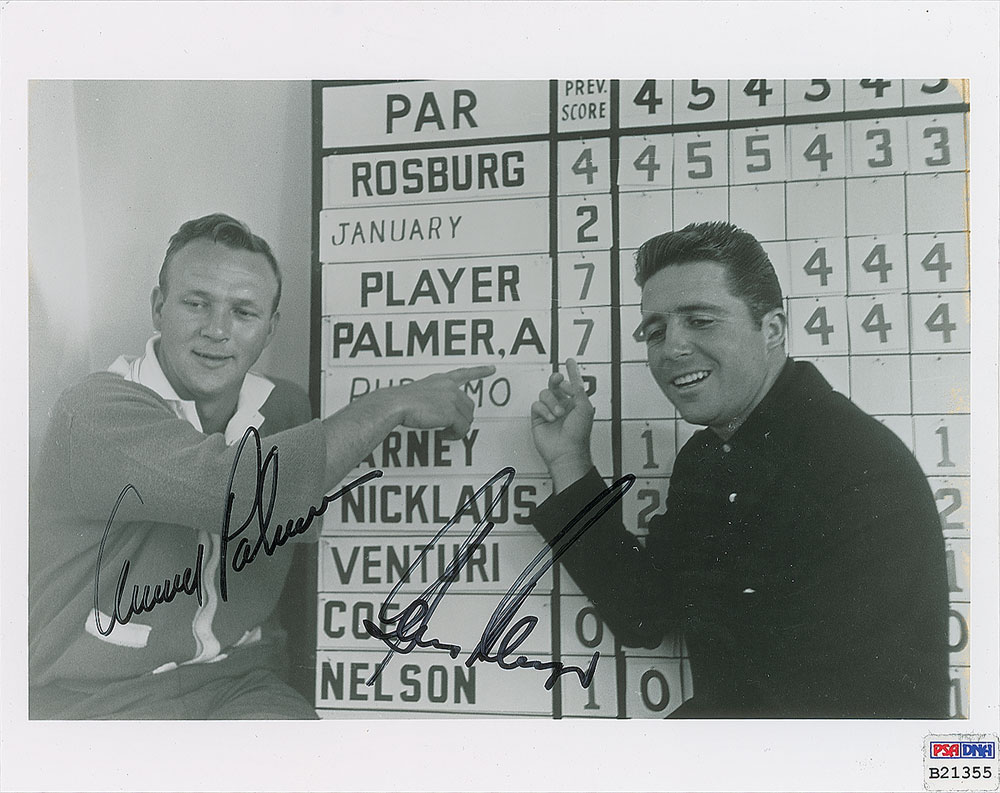 Lot #949 Arnold Palmer and Jack Nicklaus