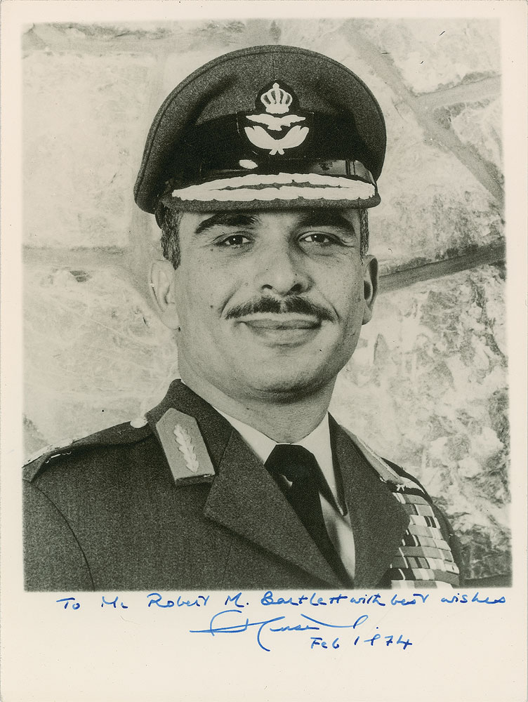 Lot #334 King Hussein of Jordan