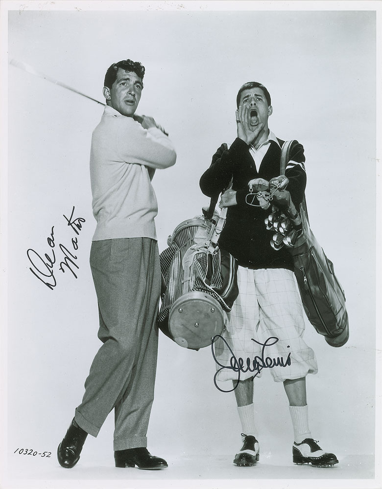 Lot #876 Dean Martin and Jerry Lewis
